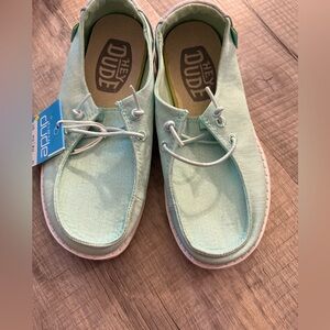 New Hey Dude Wendy Glitter Moon Stone Slip On Shoes Loafers Dressy Casual 12c